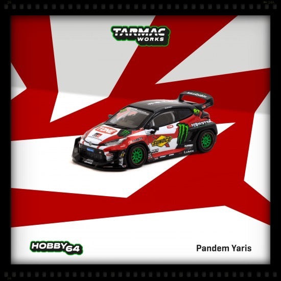 Toyota Pandem Yaris #87 Drift TARMAC WORKS 1:64