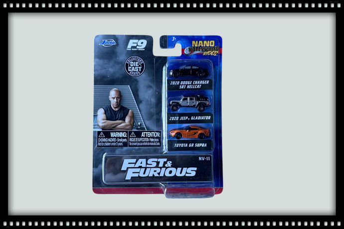 Fast & Furious Nano Hollywood Rides A 3-pack JADA 1:87