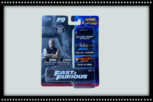 Fast & Furious Nano Hollywood Rides A 3-pack JADA 1:87