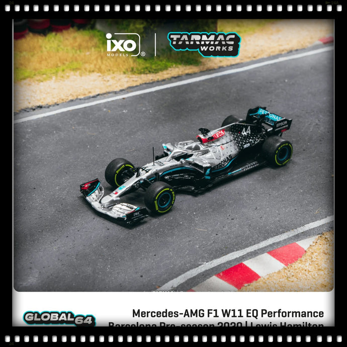 Mercedes Benz AMG F1 W11 EQ Performance #44 Lewis Hamilton Barcelona Pre-season Testing TARMAC WORKS 1:64