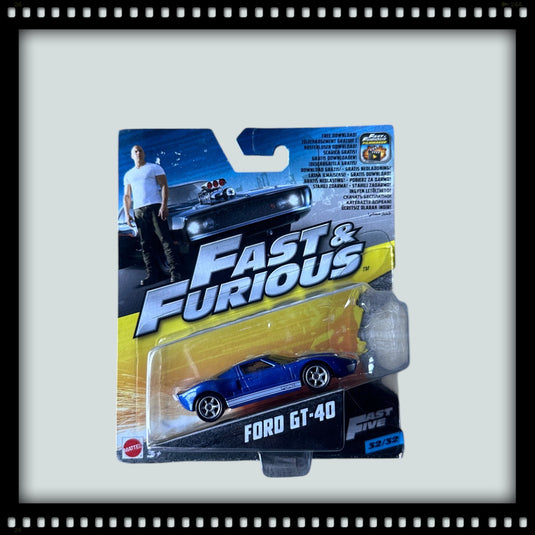 Ford GT-40 HOT WHEELS 1:55