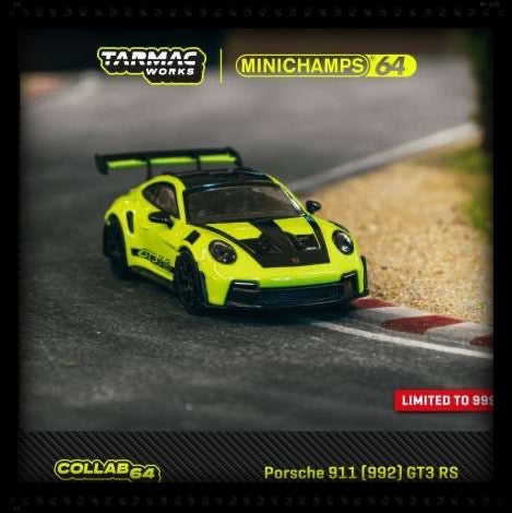 Porsche 911 (992) GT3 RS (LIMITED EDITION 999 pieces) TARMAC WORKS 1:64