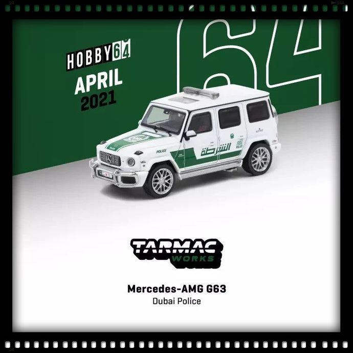 Mercedes Benz AMG G63 Dubai Police TARMAC WORKS 1:64