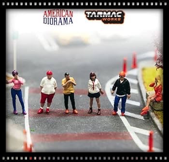 Load image into Gallery viewer, Car Meet 1 Figures TARMAC WORKS 1:64
