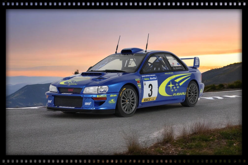 Laad de afbeelding in de Gallery-viewer, Subaru IMPREZA S6 WRC BLAUW CATALUNYA 2000 OTTOmobile 1:18
