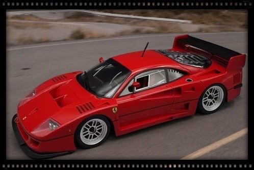 Laad de afbeelding in de Gallery-viewer, Ferrari F40 LM 1996 Press-versie Rood met BBS zilveren velgen TECNOMODEL 1:18
