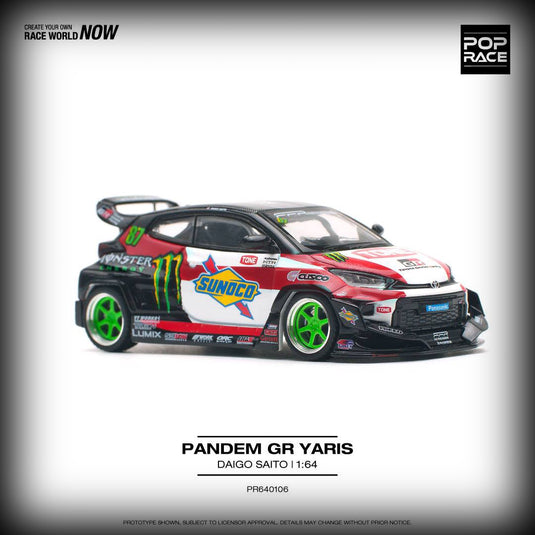 Toyota Pandem GR Yaris Daigo Saito POP RACE 1:64