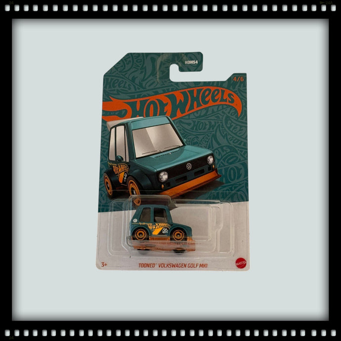 Volkswagen GOLF MK1 TOONED HOT WHEELS 1:64