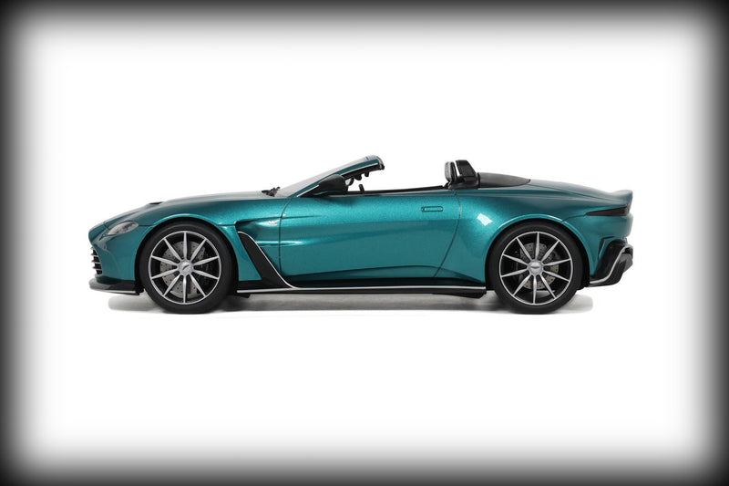 Chargez l&#39;image dans la visionneuse de la galerie, Aston MARTIN V12 VANTAGE ROADSTER TAYOS TURQUOISE GT SPIRIT 1:18
