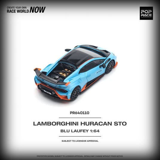 Lamborghini Huracan Blue/Orange POP RACE 1:64