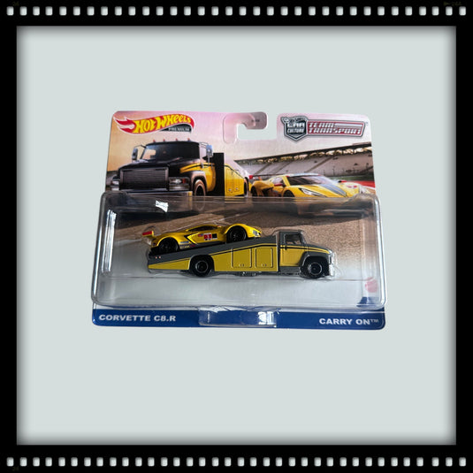 Corvette C8.R HOT WHEELS TEAM TRANSPORT 1:64