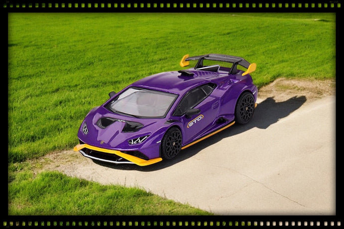 Lamborghini HURACAN STO Purple 2023 (LHD) MINI GT 1:64