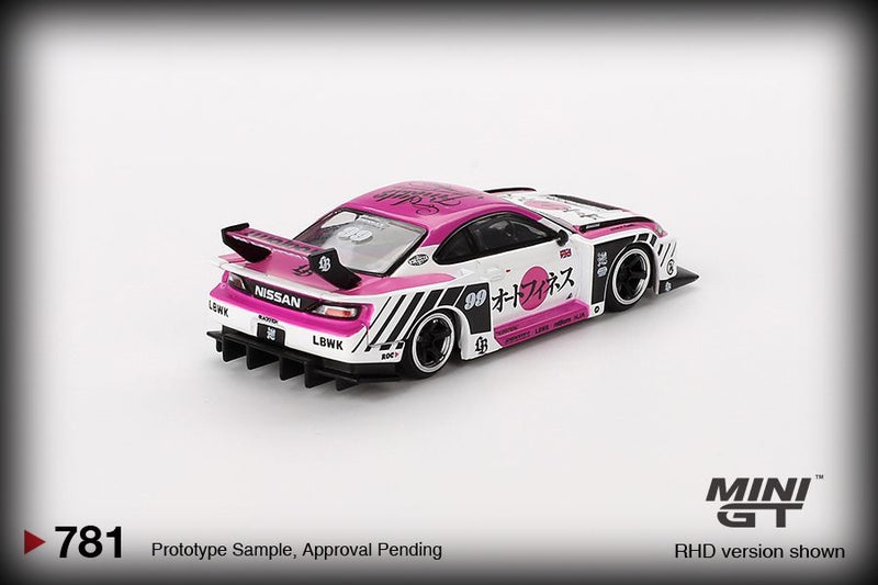 Load image into Gallery viewer, Nissan SILVIA S15 LB-SUPER SILHOUETTE AUTO FINESSE SEMA 2023 (RHD) MINI GT 1:64
