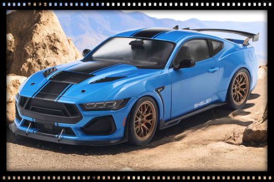 Ford SHELBY MUSTANG SUPER SNAKE GRABBER BLAUW 2025 SOLIDO 1:18