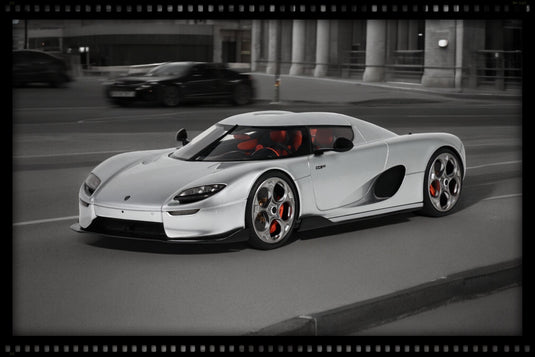 Koenigsegg CC850 MOON SILVER GT SPIRIT 1:18