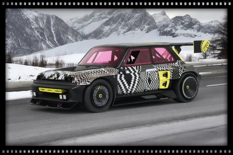 Chargez l&#39;image dans la visionneuse de la galerie, Renault 5 TURBO 3E 2022 (NOIR MAT) OTTOmobile 1:18
