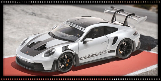 Porsche 911 (992) GT3RS WEISSACH PACKAGE W/ BLACK DECOR & WHEELS 2022 Limited Edition 333 pcs MINICHAMPS 1:18