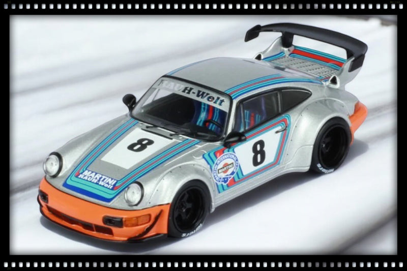 Load image into Gallery viewer, Porsche 911(964)RWB Ichiban Boshi Nr.8 Martini Design IXO 1:43
