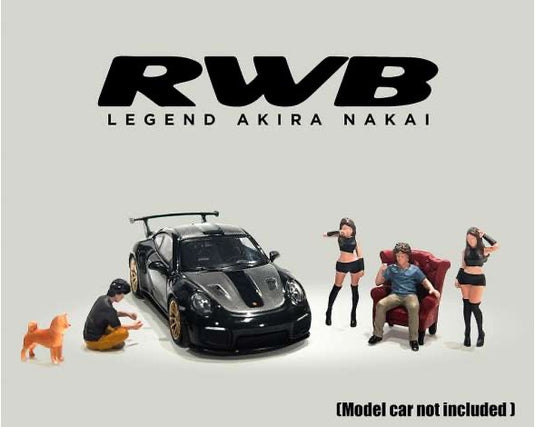 Figuur RWB Rau World Akira Nakai Figuurset American Diorama Mijo (Auto niet inbegrepen) AMERICAN DIORAMA 1:64