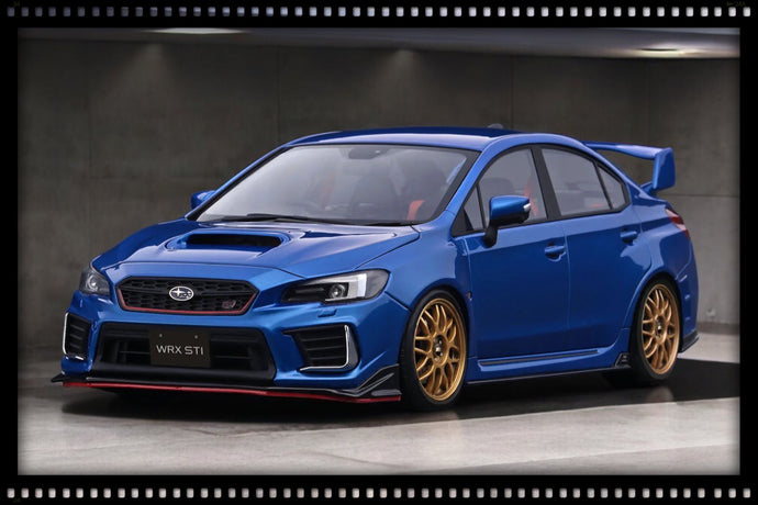 Subaru WRX (CBA-VAB) STI Blauw IGNITION MODEL 1:18