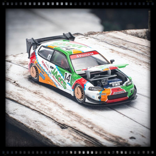 Pandem Honda Civic EG6 v1.5 *JACCS* Various POP RACE 1:64