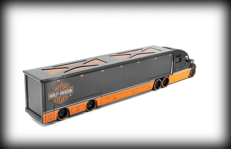 Load image into Gallery viewer, Daimler Truck Harley-Davidson Black/Orange  MAISTO 1:64
