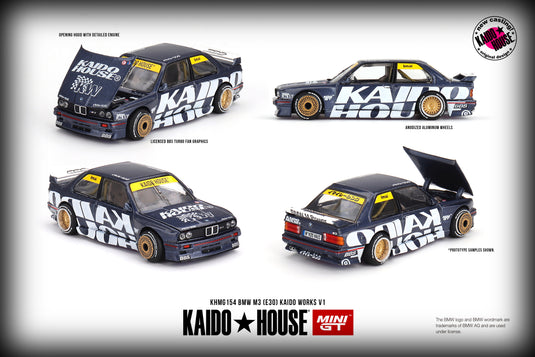 Bmw M3 (E30) KAIDO WORKS V1 1989 MINI GT 1:64