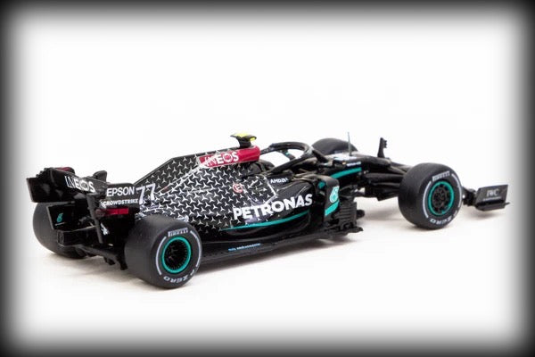 Laad de afbeelding in de Gallery-viewer, Mercedes Benz AMG F1 W11 EQ Performance #77 Valtteri Bottas Winner Austrian Grand Prix 2020 TARMAC WORKS 1:64
