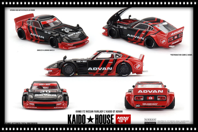 Nissan FAIRLADY Z KAIDO GT ADVAN 1978 Kaido*House MINI GT 1:64