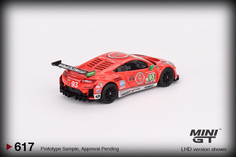 Load image into Gallery viewer, Acura NSX GT3 Evo22 #93 WTR RacersEdge Motorsport IMSA 2023 Daytona 24H Red/Grey (LHD) MINI GT 1:64
