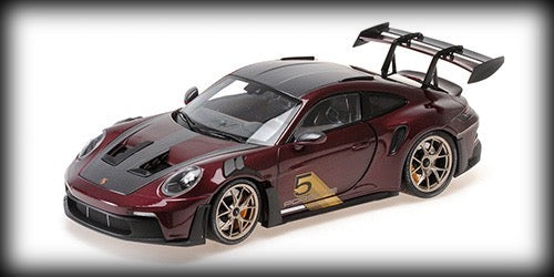 Porsche 911 (992) GT3RS 2023 PURPLE W GOLD WHEELS MINICHAMPS 1:18