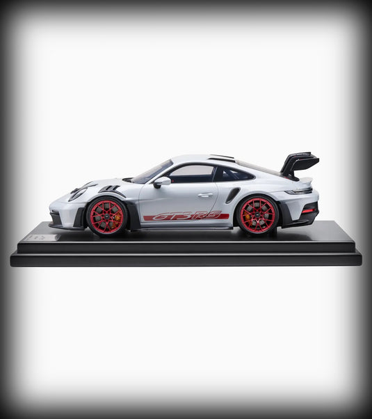 Porsche 911 GT3 RS (992) Grey/Red - LIMITED EDITION 300 pieces - PORSCHE DEALERMODEL 1:12