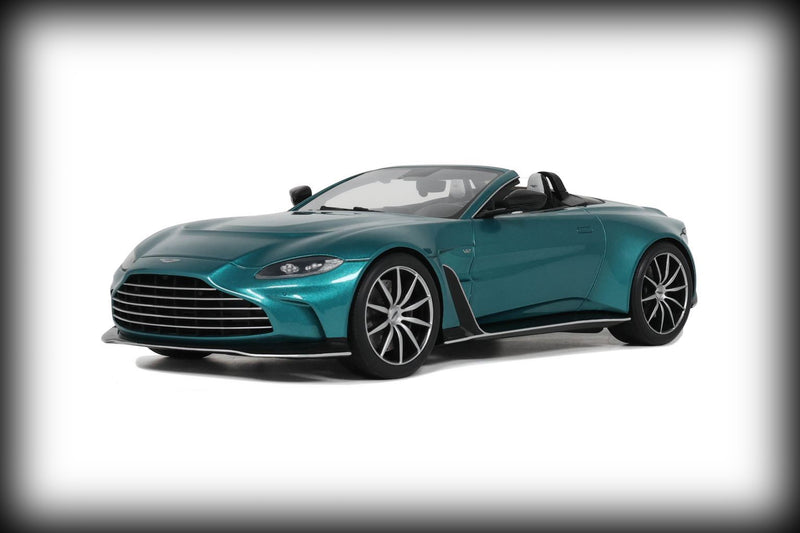 Chargez l&#39;image dans la visionneuse de la galerie, Aston MARTIN V12 VANTAGE ROADSTER TAYOS TURQUOISE GT SPIRIT 1:18
