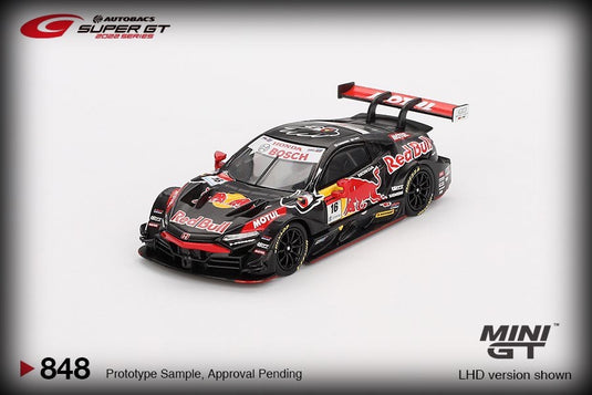 Honda NSX GT #16 RED BULL MOTUL MUGEN SUPER GT SERIES 2022 MINI GT 1:64