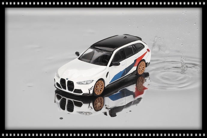 Bmw M3 TOURING (G81) M PERFORMANCE ALPINE WHITE 2023 MINI GT 1:64