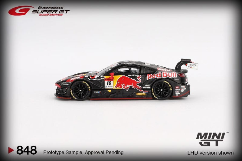 Load image into Gallery viewer, Honda NSX GT #16 RED BULL MOTUL MUGEN SUPER GT SERIES 2022 MINI GT 1:64
