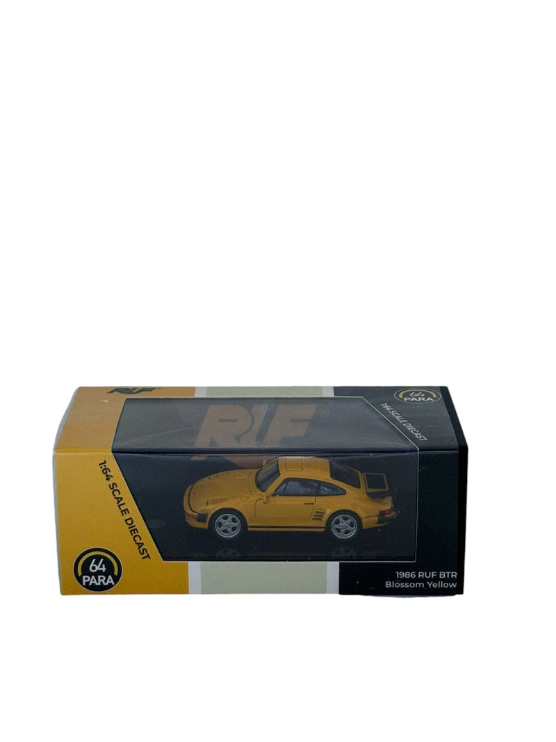 Load image into Gallery viewer, Porsche RUF BTR Slantnose 1986 Yellow PARA64 1:64
