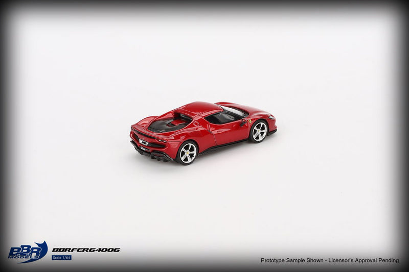 Laad de afbeelding in de Gallery-viewer, Ferrari 296 GTB F1-75 Rood Imola 2024 BBR Models 1:64
