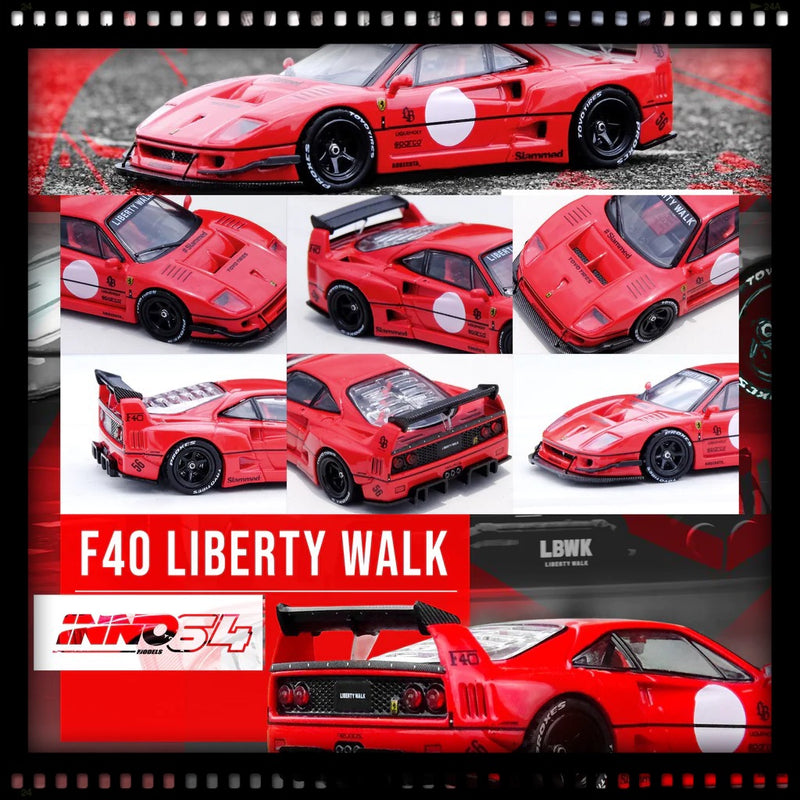 Chargez l&#39;image dans la visionneuse de la galerie, Ferrari LBWK F40 INNO64 Modèles 1:64

