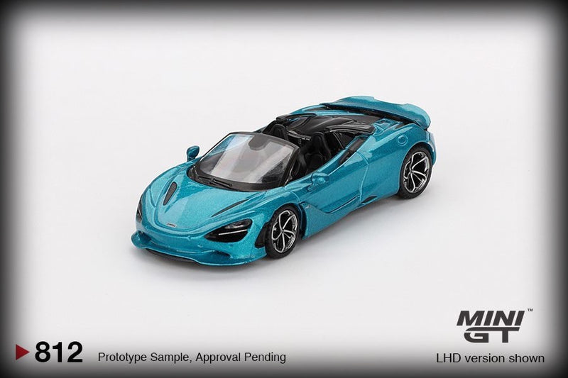 Load image into Gallery viewer, McLaren 750S SPIDER BELIZE BLUE 2024 (LHD) MINI GT 1:64
