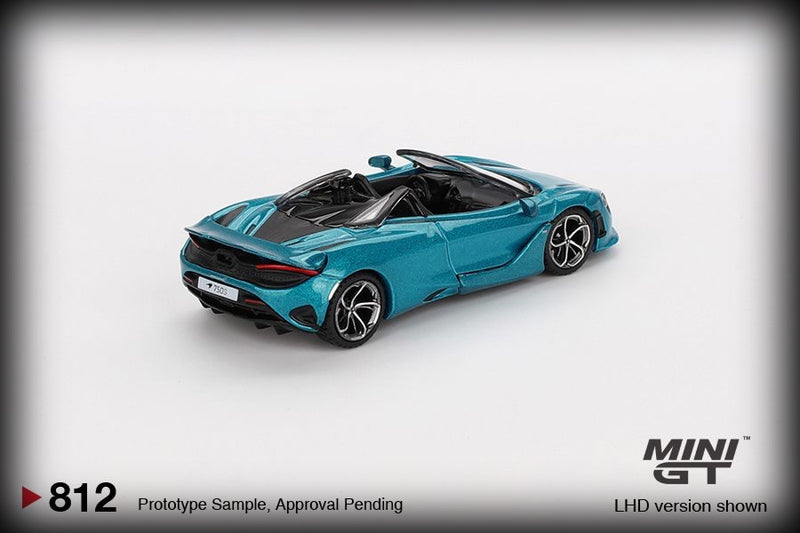 Load image into Gallery viewer, McLaren 750S SPIDER BELIZE BLUE 2024 (LHD) MINI GT 1:64
