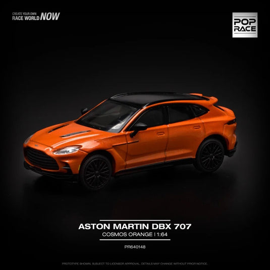 Aston Martin DBX 707 Orange POP RACE 1:64