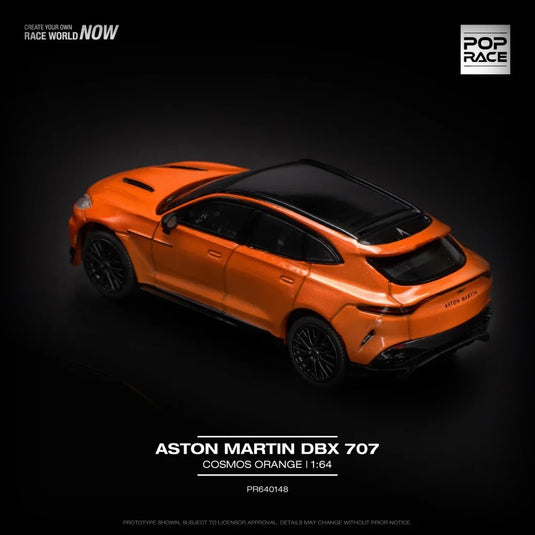 Aston Martin DBX 707 Orange POP RACE 1:64