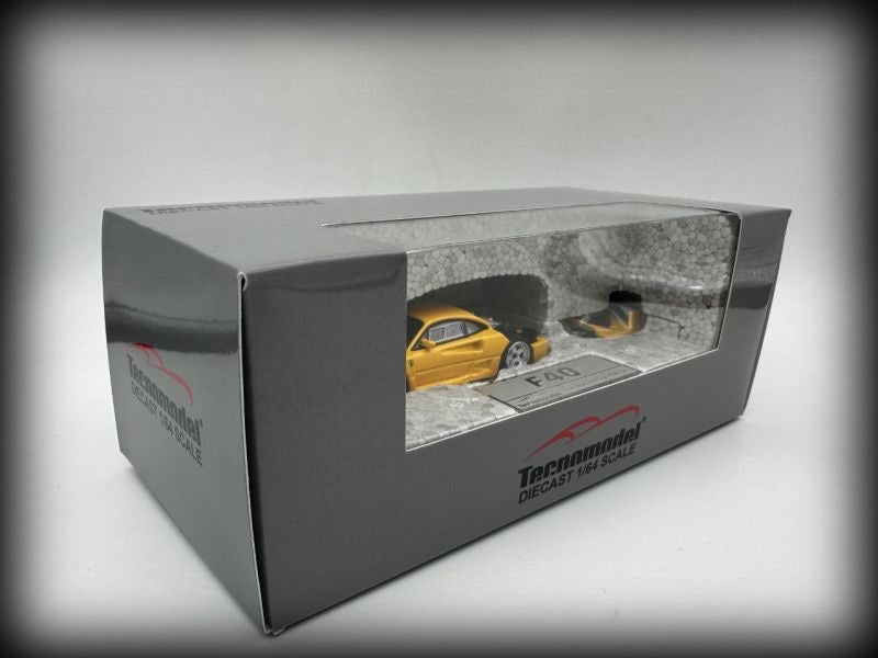 Load image into Gallery viewer, Ferrari F40 LM PRESS VERSION 1996 Yellow TECNOMODEL 1:64
