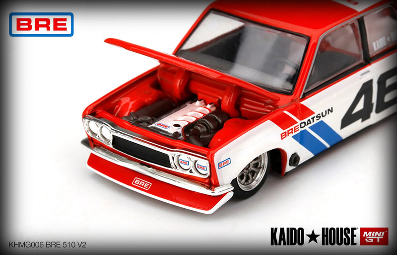 Load image into Gallery viewer, Datsun 510 Pro Street BRE510 V2 Kaido House MINI GT 1:64
