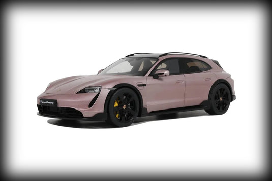 Porsche Taycan Turbo S Cross Turismo Pink 2022 GT SPIRIT 1:18