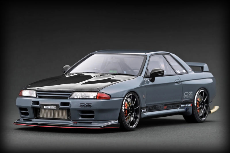 Laad de afbeelding in de Gallery-viewer, Nissan Top Secret GT-R (VR32) Grijs IGNITION MODEL 1:18
