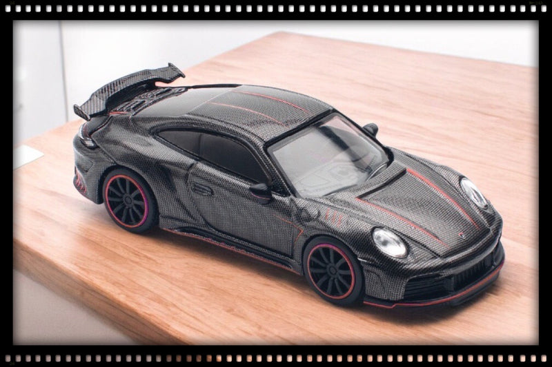 Load image into Gallery viewer, Porsche 992 Stinger GTR Carbon Edition *Redline* Anthracite POP RACE 1:64
