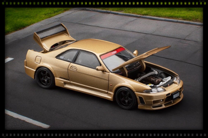 Load image into Gallery viewer, Nissan Top Secret R33 GT-R Gold POP RACE 1:64
