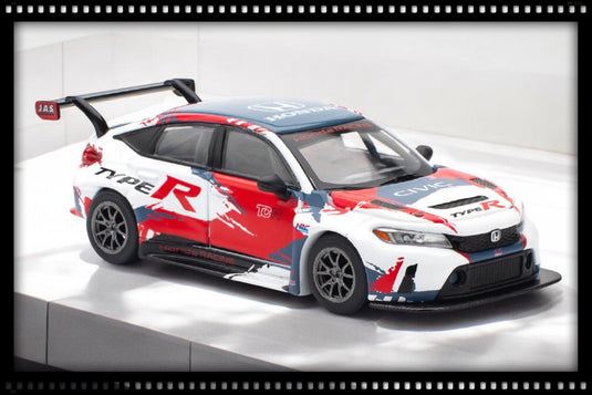 Honda Civic Type-R (FL5) TCR *Présentation* Blanc/Rouge/Noir POP RACE 1:64